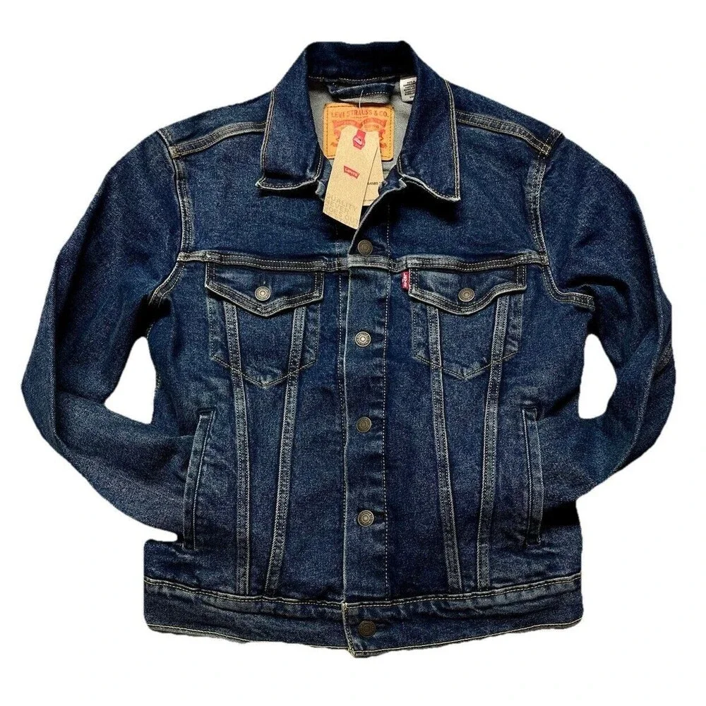 Levi's Men's Trucker Blue Denim Jacket Size Small